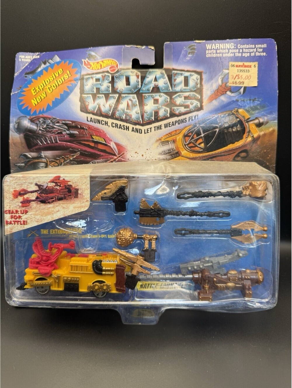 Vintage Hot Wheels 1994 ROAD WARS The Extinguisher SEALED! New!